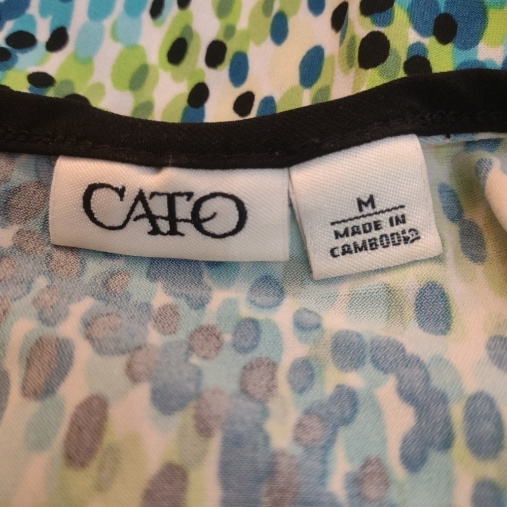Cato women's size medium blouse shirt top - Picture 8 of 8